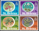 1981 St Helena. SG.369-72   Endemic Plants. set 4 values U/M (MNH)