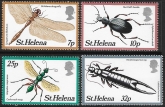1981 St Helena.  SG.389-92 Insects. 1st series  set 4 values U/M (MNH)