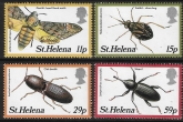1983  St Helena. - SG.411-4 Insects  2nd series   set of 4 values U/M (MNH)