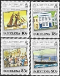 1984 St Helena  SG.438-41  250th Anniversary of Lloyds List.  set 4 values U/M (MNH)