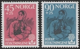 1960 Norway. SG.499-500 World Refugee year set 2 values U/M (MNH)