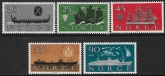 1960 Norway SG.501-5 Norwegian Ships. set 5 values U/M (MNH)