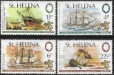 1973  St. Helena.  SG.297-300  Tercentenary of East India Company Charter.  set 4 values U/M (MNH)