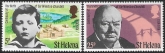 1974  St Helena.  SG.304-5  Birth Centenary of Sir Winston Churchill. set 2 values U/M (MNH)