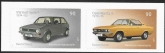 2017  Germany SG.4117-8  Motor Cars - Opel Manta & VW Golf. self adhesive ex booklet stamps. 2 values U/M (MNH)
