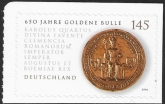 2006  Germany.  SG.3397  650th anniversary of Charles IV's Golden Bull. S/adhesive ex booklet U/M (MNH)
