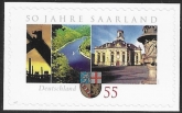 2007  Germany  SG.3459  50th Anniversary of Federal Republic of Saarland. S/adhesive ex booklet U/M (MNH)