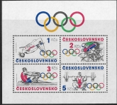 1984 Czechoslovakia  MS.2752  Olympic Games Los Angeles.  U/M (MNH)