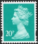 Y1684  20p 2B turquoise   Enschede  U/M (MNH)