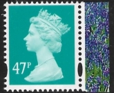 Y1723  47p  2B  turquoise green  Enschede  DX33 U/M (MNH)