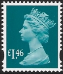 Y1745  £1.46  2B  greenish-blue  DLR  U/M (MNH)