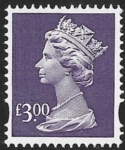 Y1802  £3.00 dull violet  (Recess printing ) DLR  U/M  (MNH)