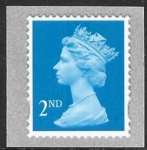SG.2039  2nd CB bright blue  gravure  Enschedé 'from coil' elliptical perfs 15x14  self adhesive U/M (MNH)