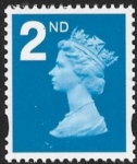 SG.2650 2nd CB  bright blue from coil. gummed  (pricing in proportion) DLR  U/M (MNH)