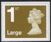SG.2657 1st Large 2B Gold. self Adhesive (pricing in proportion) Walsall U/M (MNH)