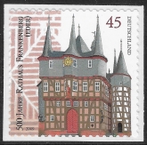 2009 Germany SG.3574  500th Anniversary of Frankenburger Hall, self adhesive ex booklet. U/M (MNH)