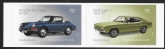 2016  Germany. SG.4025-6 Classic Cars, Ford Capri & Porsche.  self adhesive ex booklet.  U/M (MNH)