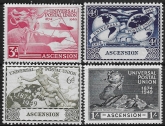 1949 Ascension Island. SG.52-5  Universal Postal Union set 4 values U/M (MNH)