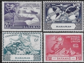 1949 Bahamas  SG.196-9  Universal Postal Union set 4 values U/M (MNH)