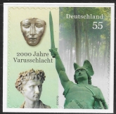 2009 Germany SG.3603  Bimillenary of Varus Battle.  self adhesive. ex booklet  U/M (MNH)