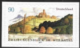 2011 Germany  SG.3704a  Werratal View of Two Castles. self adhesive ex booklet  U/M (MNH)