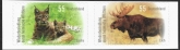 2012  Germany SG.3762-3  Recolonisation of Native Fauna. self adhesive ex booklet U/M (MNH)