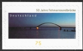 2013 Germany  SG.3842 50th Anniversary of Fehmarn Bridge. self adhesive ex booklet. U/M (MNH)