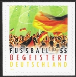 2012  Germany  SG.3778  German Football Enthusiasm. self adhesive ex booklet. U/M (MNH)