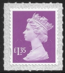 U2940a  £1.35  2B mauve M19L  SBP T3  Walsall (ISP) U/M (MNH) available from 19/3/19