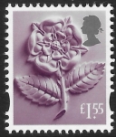 EN63  £1.55  Tudor Rose (new typeface)  Litho ISP/Cartor  U/M (MNH)