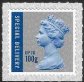 U3051  100g blue & silver Special  Delivery M19L  SBP T3  Walsall U/M (MNH)