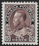 1912 Canada SG.210  10c brownish purple.  mounted mint