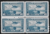 1938 Canada  SG.371 6c blue  block of 4 unmounted mint (MNH)