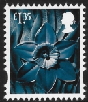W 153  £1.35  daffodil   (revised typeface) ISP  U/M (MNH)