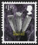 W 158  £1.45  feathers   (revised typeface) ISP  U/M (MNH)