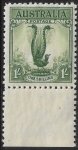 1932  Australia  SG.140  1/- green  Lyrebird.  U/M (MNH)