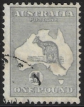 1935  Australia  SG.137  £1 grey  fine used