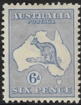 1915  Australia  SG.26  6d ultramarine.  lightly mounted mint.