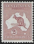 1929  Australia  SG.110   2/-  maroon  lightly mounted mint.
