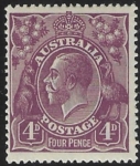 1921  Australia  SG.64  4d violet  U/M (MNH)
