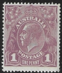 1922 Australia  SG.57  1d violet  U/M (MNH)