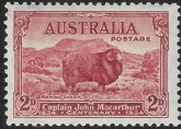 1934 Australia SG.150a  Death Centenary of John Macarthur. 2d variety. superb U/M (MNH)