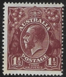 1920 Australia  SG.52a  1½d  chocolate U/M (MNH)