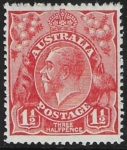 1926 Australia  SG.87  1½d  scarlet  U/M (MNH)
