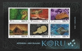 2013  New Zealand  MS.3462  Matariki Koru. mini sheet  U/M (MNH)