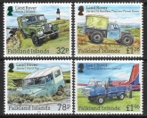 2019  Falkland Islands. SG.1442-5  Land Rovers. set 4 values U/M (MNH)