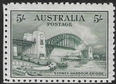 1932 Australia  SG.143  5/-  blue-green  U/M  (MNH)