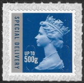 U3052  500gm  blue & silver  special delivery M20L SBP T3 Walsall U/M (MNH)