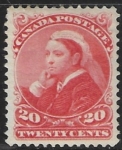1893 Canada.  SG.115  20c vermilion (nicely centred)  m/m