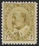 1903  Canada  SG.180  7c  yellow-olive.  mounted mint